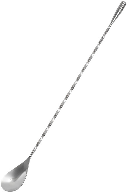 코멧 키친 스테인스 롱 칵테일 바 스푼, 실버, 1개