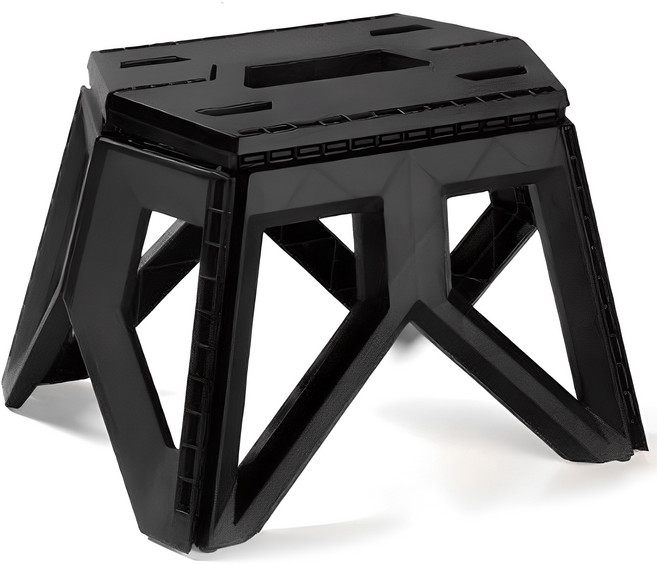 디모어 휴대용 접이식 캠핑 의자, 블랙, 1개