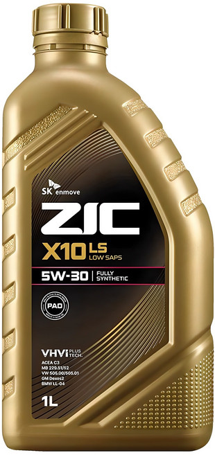 지크 X10 LS 가솔린 엔진오일, 1개, 5w30, 1L