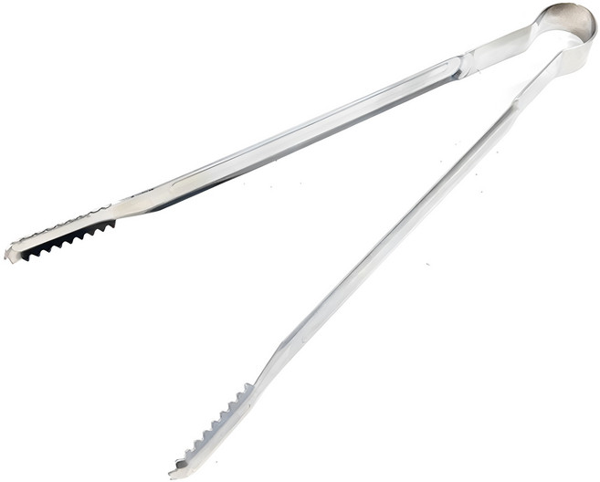 코코렉스 악어 바베큐 집게 30cm, 스텐실버, 1개