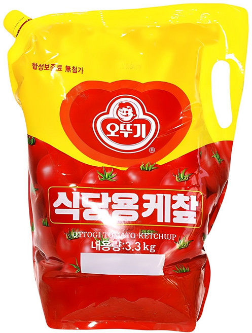 오뚜기 오리지널 식당용 케첩 스파우트팩, 3.3kg, 1개