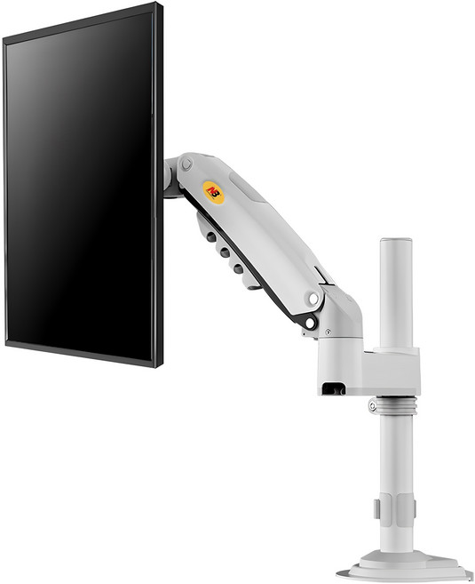 노스바유 NB H100 싱글 모니터암, 화이트, 1개