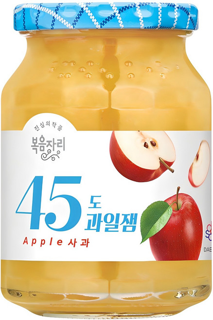 복음자리 45도 과일잼 사과, 350g, 1개