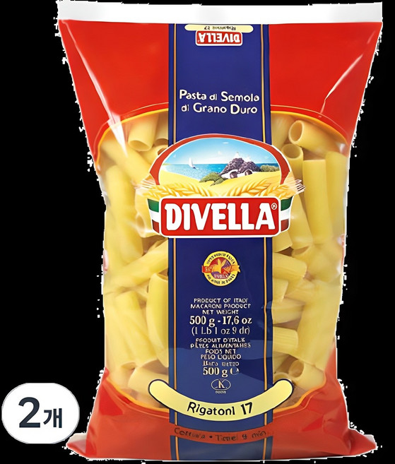 디벨라 리가토니, 500g, 2개