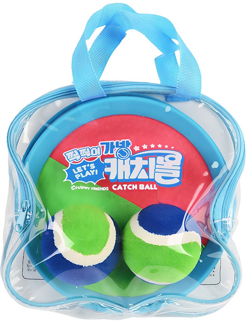 11000 찍찍이 가방 캐치볼, 블루, 1개