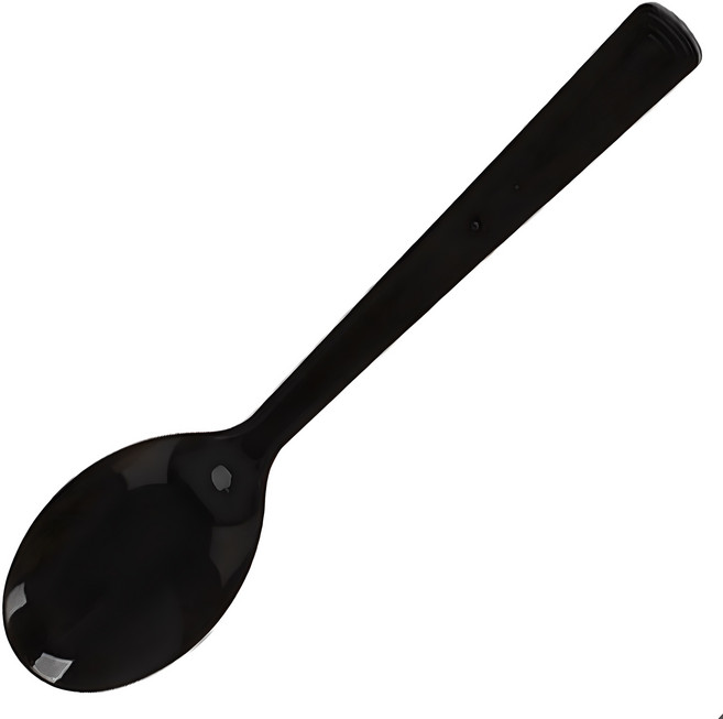 쿡앤락 간편사용 일회용 숟가락 검정, 100개입, 1개