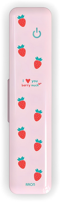 라온케어 휴대용 칫솔살균기, RNS-202ser, 딸기