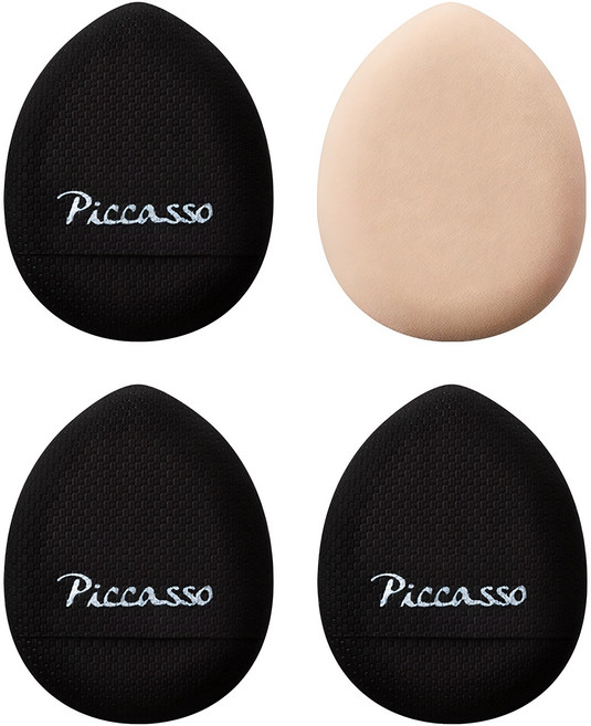 피카소 마이크로 퍼프 4종 세트, 혼합색상, 1세트