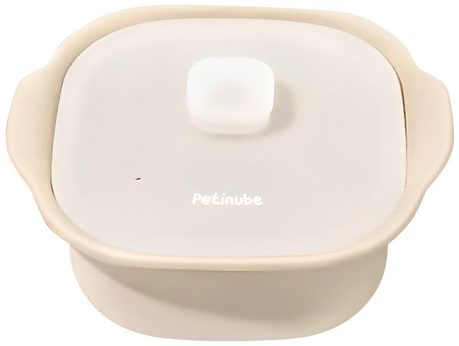 쁘띠누베 국내 제조 실리콘 이유식 멀티 찜기 900ml, 뚜껑 + 본품, 1개, 비쥬베이지