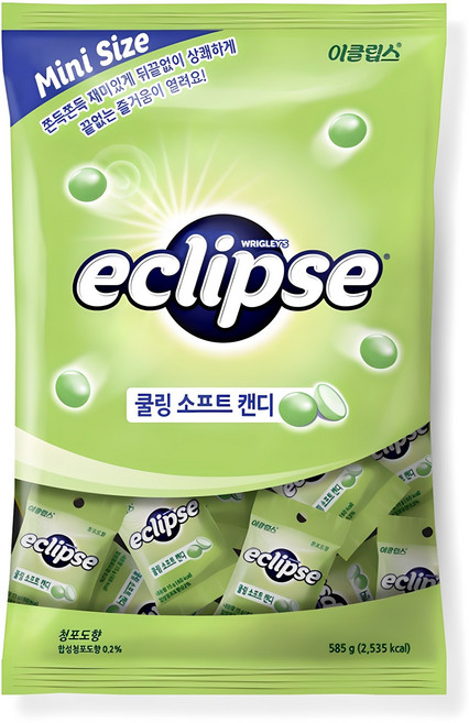 이클립스 쿨링 소프트 캔디 청포도향, 585g, 1개
