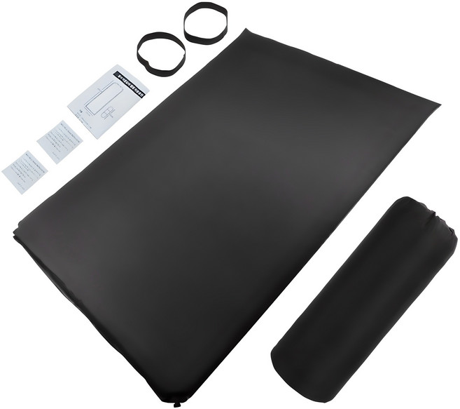 탐사 아웃도어 자동충전 에어매트, 블랙