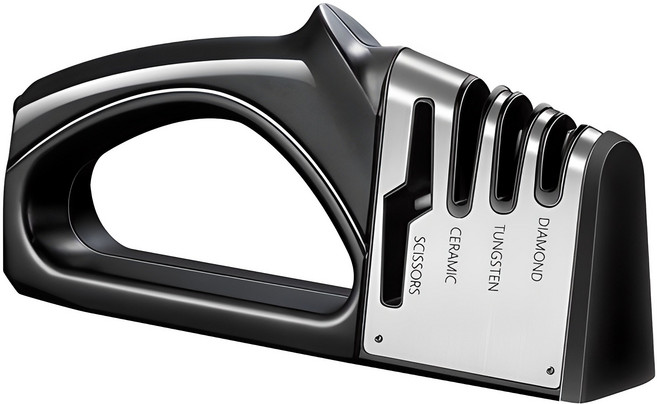 생활살림 키치니굿즈 4in1 고급 멀티 칼 가위 갈이 샤프너, 혼합색상, 1개