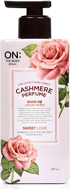 온더바디 캐시미어 퍼퓸 바디로션 스위트러브, 400ml, 1개