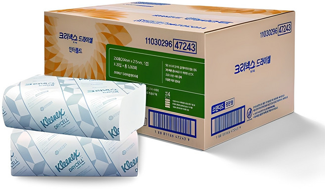 크리넥스 드라이셀 스탠다드 핸드타올, 1개, 5000개입