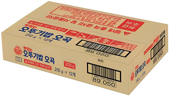 오뚜기 오곡밥, 210g, 12개