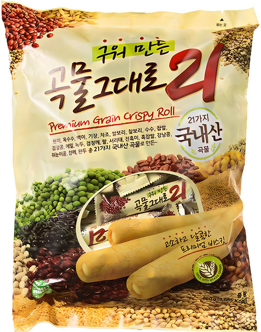 곡물그대로21 크리스피롤, 650g, 1개