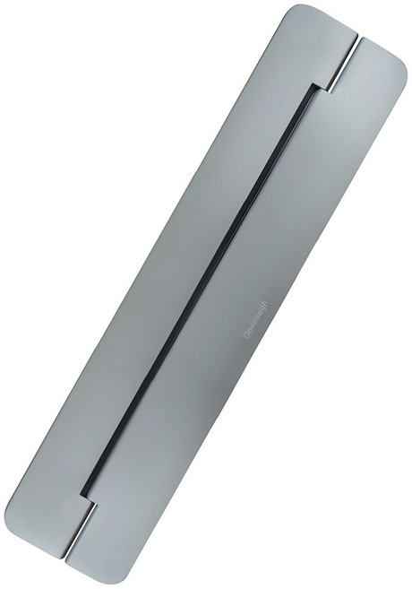 워너프 알루미늄 노트북 홀더 거치대 젤타입 부착형, 메탈실버