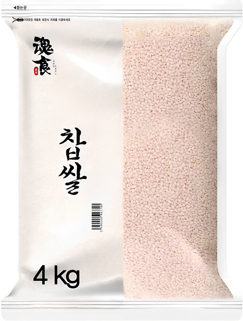 혼식 찹쌀, 4kg, 1개