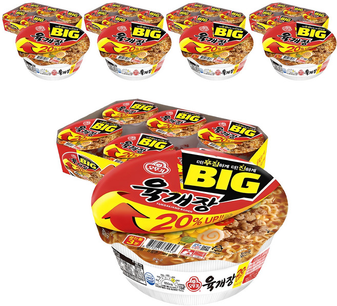 오뚜기 육개장 컵 104g, 30개