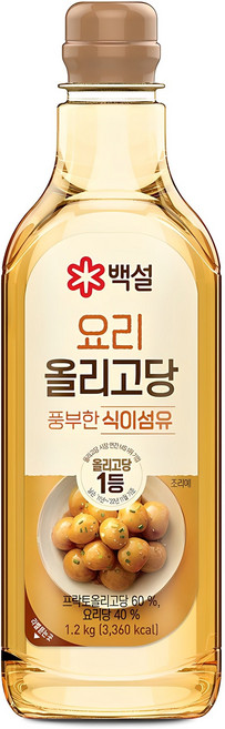 백설 요리 올리고당, 1.2kg, 1개