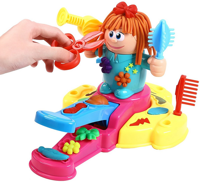 레츠토이 즐거운 미용실 클레이 놀이 세트, 혼합색상, 780g, 1개