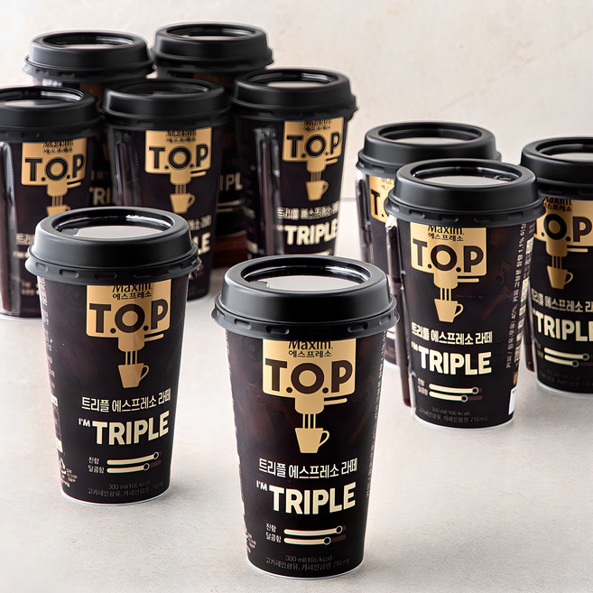 티오피 트리플 에스프레소 라떼, 300ml, 10개