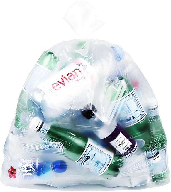 담다비닐 쓰레기 비닐봉투 투명 100p, 20L, 1개