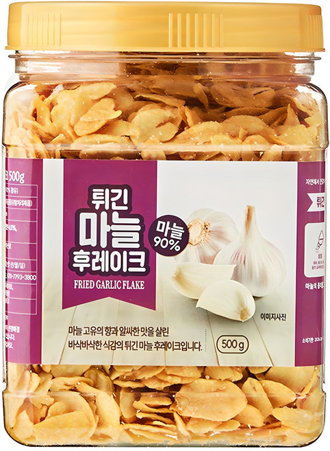 Shin Kwang 炸蒜片, 1罐, 500g