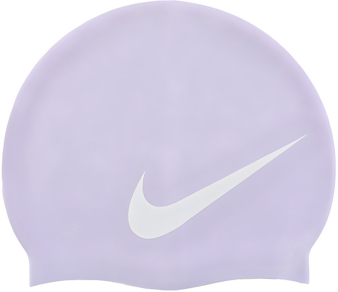 나이키 스윔 빅 스우시 실리콘 수모 캡, 퍼플, 1개