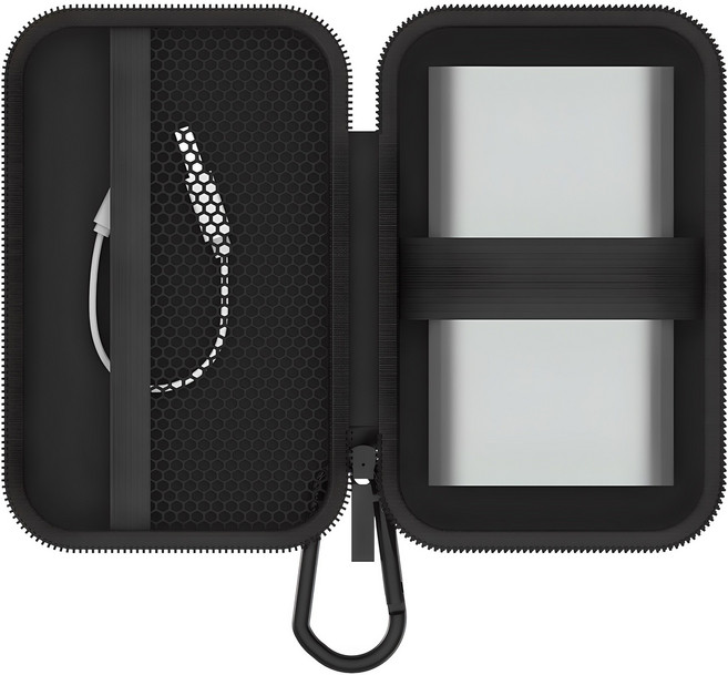 바나다 보조배터리 파우치 L, 블랙, 1개