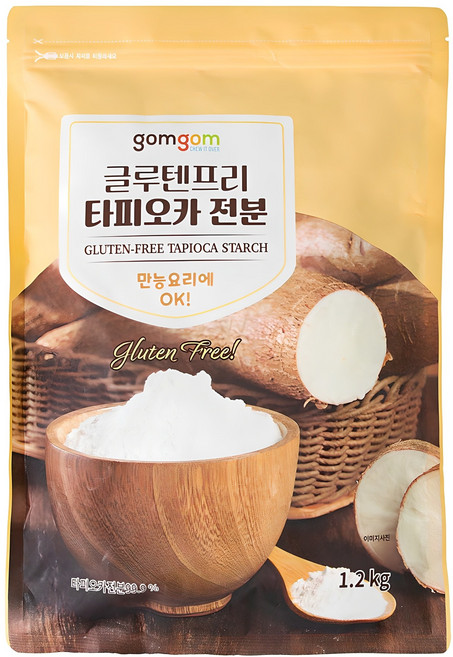 곰곰 글루텐 프리 타피오카 전분, 1.2kg, 1개