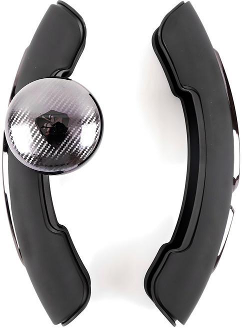 오토반 롱바디 차량용 카본그립 파워 핸들커버, 블랙