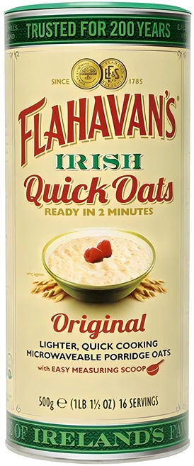 플라하반 퀵오리지날 오트밀 드럼, 500g, 1개 - 쿠팡