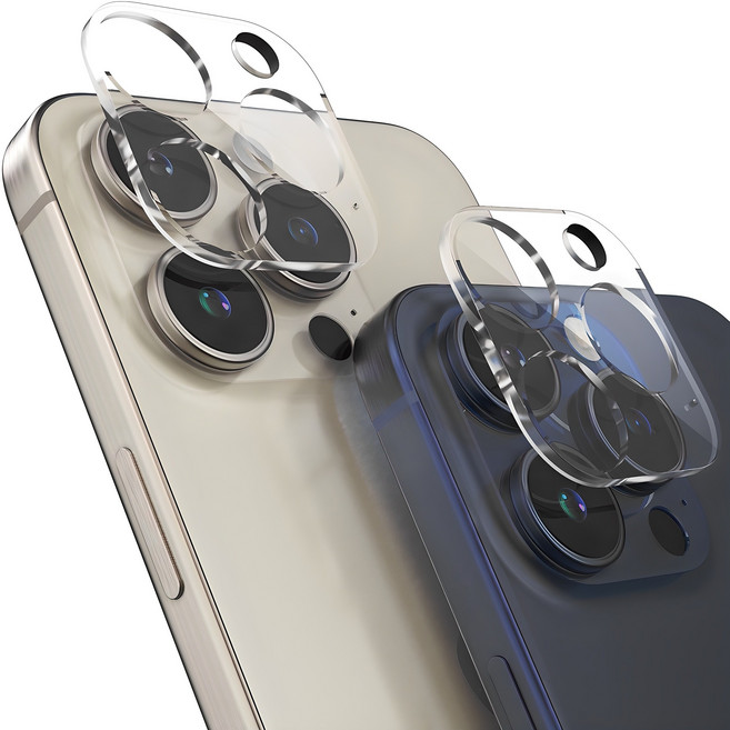 신지모루 쉴드 카메라렌즈 강화유리 액정보호필름 2p 세트, 1세트