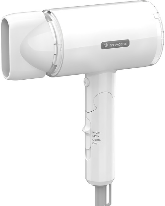 CKI 접이식 헤어 드라이기 1700W, CKI-D760, 화이트