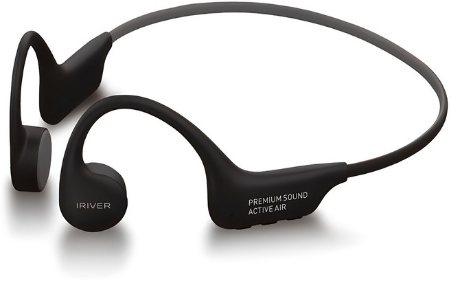 아이리버 골전도 블루투스 이어폰, IBC-AIR9, 블랙