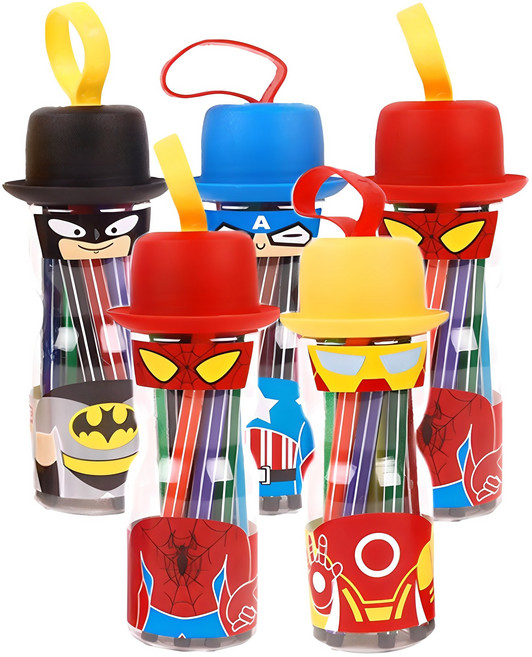 거영아이앤디 12색 싸인펜 + 히어로 케이스 세트, 랜덤 발송, 5개