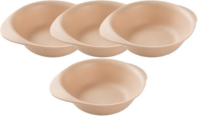 아띠홈 올더플레이트 원형볼, 베이지, 4개