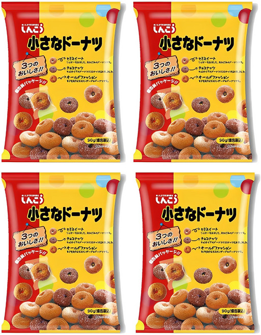 신코 미니도넛, 90g, 4개