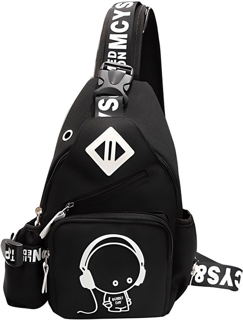 버블리데이 캐릭터 야광 슬링백