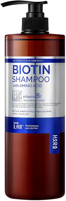 하라즈 헤어랩 플러스 비오틴 탈모완화 샴푸 머스키플로럴향, 1L, 1개