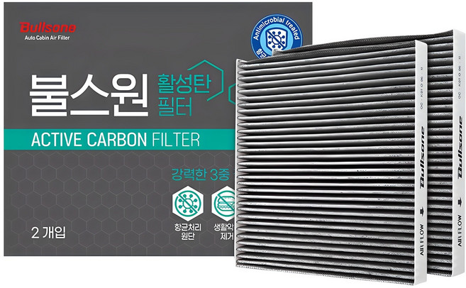 불스원 활성탄 에어컨 필터 2p, 21번, 1개