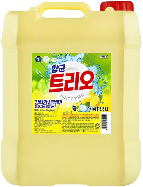 트리오 항균 주방세제, 14kg, 1개
