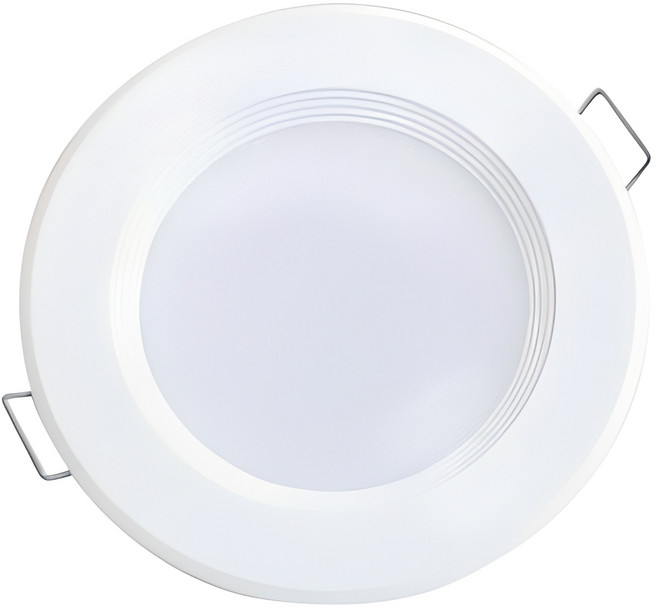 플럭스 확산형 LED 다운라이트 8W, 화이트 + 주광색, 1개