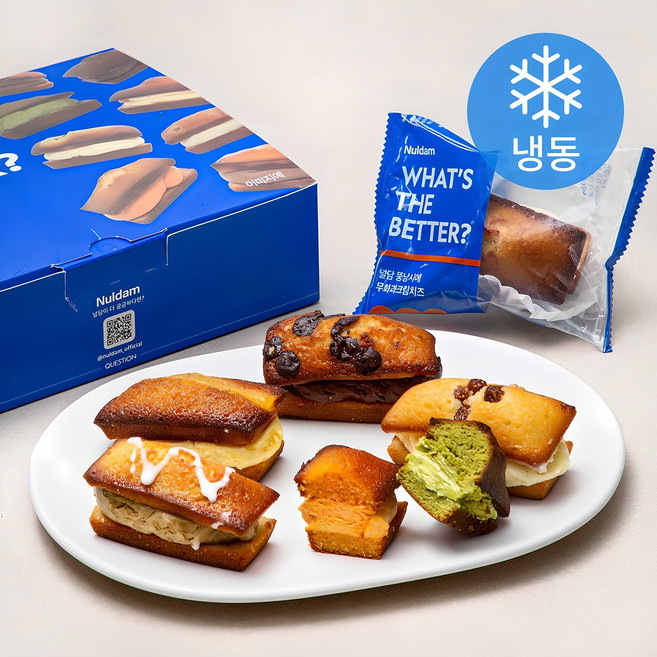 널담 뚱낭시에 8종 세트 (냉동), 50g, 8개입, 1세트