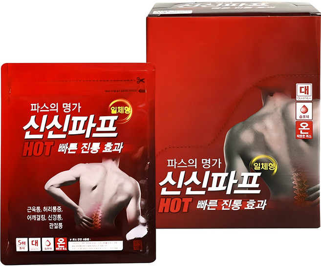 신신제약 신신파프 HOT 파스, 5개입, 10개