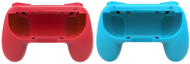 DOBE 닌텐도스위치 컨트롤러 그립, 레드 + 블루, 1세트