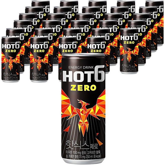 핫식스 제로, 250ml, 30개