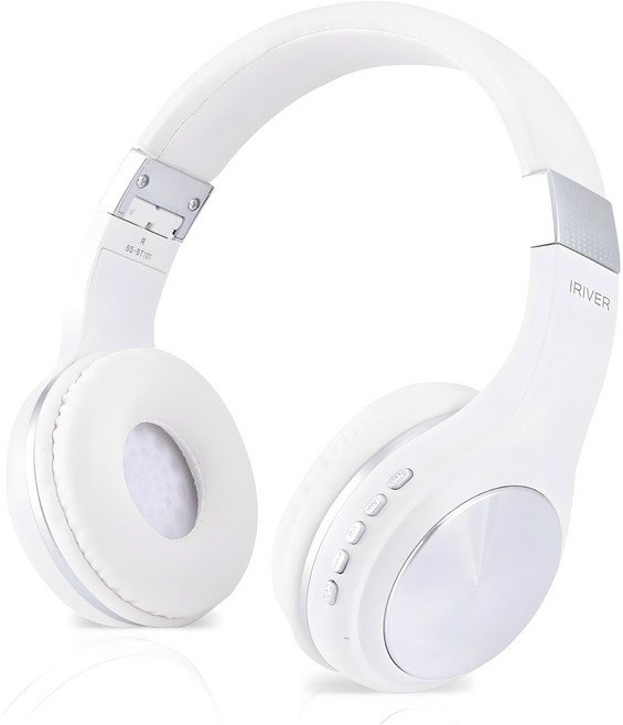 아이리버 블루투스 헤드폰, 화이트, BS-BT101