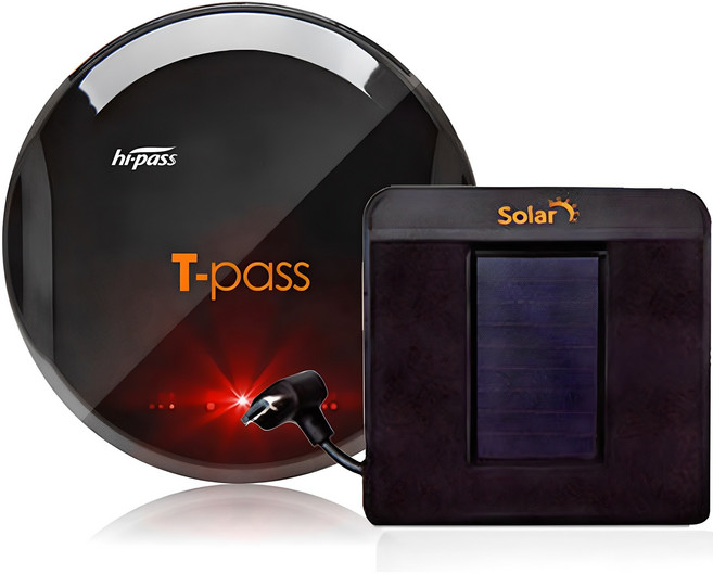 티패스 무선 하이패스 단말기 TL-720C, 블랙, 단말기 + 태양광 충전거치대